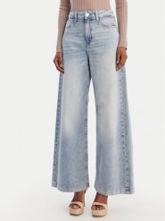 Guess Jeansy W6RA1C D6833 Niebieski Wide Leg. Niebieskie jeansy damskie Guess. Za 439.99 zł.