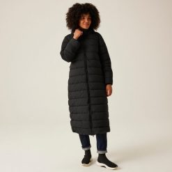 Płaszcz turystyczny damski zimowy ocieplany Elender Regatta. Brązowe płaszcze damskie Regatta, na zimę, xs, bez wzorów, z kapturem. Za 376.10 zł.