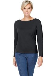 Heine Sweter w kolorze granatowym rozmiar: 40. Niebieskie swetry klasyczne damskie Heine, z bawełny, bez kołnierzyka. Za 48.05 zł.