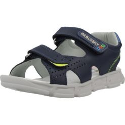 Sandały PABLOSKY 521620P Niebieski. Niebieskie sandały damskie Pablosky, bez wzorów, ze skóry, bez obcasa, bez zapięcia. Za 250.99 zł.