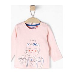 S.Oliver T-Shirt Dziewczęcy 50/56 Różowy. Czerwone koszulki i t-shirty dziewczęce S.Oliver. W wyprzedaży za 39.00 zł.