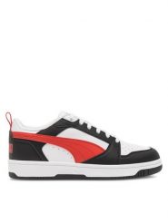 Puma Sneakersy Puma Rebound V6 Lo Jr* 39383304 Biały. Białe buty sportowe chłopięce Puma, z syntetyku, bez zapięcia. Za 223.99 zł.