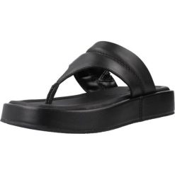 Sandały CLARKS ALDA WALK Czarny. Czarne sandały damskie Clarks, bez wzorów, ze skóry, bez obcasa, bez zapięcia. Za 278.99 zł.