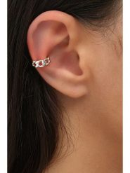 Miu Silver Srebrna nausznica rozmiar: onesize. Szare kolczyki damskie Miu Silver, srebrne. Za 69.99 zł.