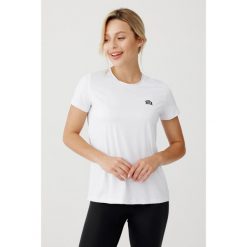 Damska koszulka sportowa Rough Radical FUN. Białe koszulki sportowe damskie ROUGH RADICAL, m, bez wzorów, bez ramiączek, na fitness i siłownię. W wyprzedaży za 84.92 zł.