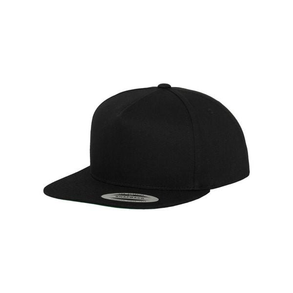 Czapka Flexfit Classique 5 panel. Czarne czapki z daszkiem damskie FLEXFIT, bez wzorów. Za 129.50 zł.