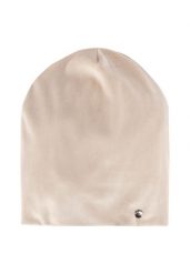 Welurowa czapka H-FROZEN. Brązowe czapki damskie Volcano, na jesień, bez wzorów, z dzianiny. Za 59.99 zł.