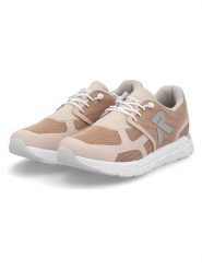 Rieker Sneakersy w kolorze jasnoróżowo-jasnobrązowym rozmiar: 38. Brązowe obuwie sportowe damskie Rieker, bez zapięcia. Za 205.45 zł.