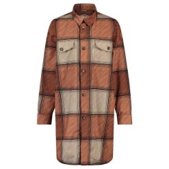 Damska kurtka przeciwdeszczowa rowerowa ocieplana zimowa Oversized. Brązowe kurtki damskie AGU, na zimę, l, bez wzorów, z materiału, bez kaptura. Za 493.30 zł.