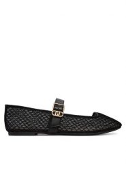 Liu Jo Baleriny Brigitte 15 SA6147 TX267 Czarny. Czarne balerinki damskie Liu Jo, bez wzorów, ze skóry. Za 559.99 zł.