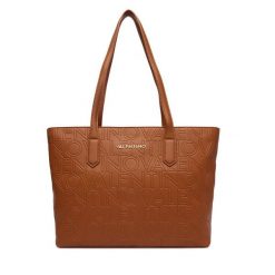 Torebka Valentino. Brązowe shopper bag Valentino, bez wzorów, bez dodatków. Za 699.99 zł.