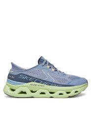 Skechers Sneakersy Glide-Step Altus- 150510/BLMT Niebieski. Niebieskie obuwie sportowe damskie Skechers, z materiału, bez zapięcia. Za 424.15 zł.