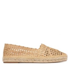 Espadryle Weekend Max Mara. Brązowe espadryle damskie Weekend Max Mara, bez wzorów, bez obcasa. Za 1,209.00 zł.