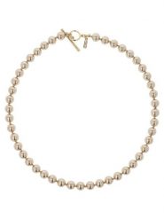 Otazu Naszyjnik perłowy w kolorze złotym - dł. 44 cm rozmiar: onesize. Brązowe naszyjniki damskie Otazu, z perłą, z mosiądzu. Za 152.26 zł.