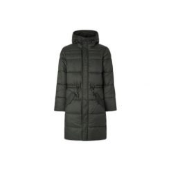 Kurtka puchowa Pepe Jeans Blai. Zielone kurtki damskie Pepe Jeans, na jesień, xl, bez wzorów, z bawełny, bez kaptura. Za 887.65 zł.
