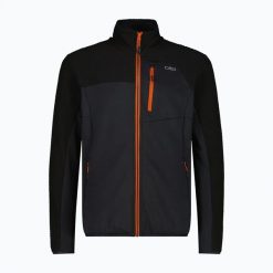 Bluza polarowa CMP Glimra. Szare bluzy damskie CMP, l, bez wzorów, z elastanu, bez kaptura. Za 289.99 zł.