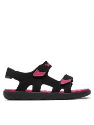 Timberland Sandały Perkins Row 2 Strap Sandal TB0A5M3NEDJ1 Czarny. Czarne sandały dziewczęce Timberland, ze skóry, bez obcasa, bez zapięcia. Za 159.99 zł.