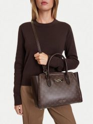 Nine West Torebka CEO- CRYSTAL NOTE-LDA9345A Brązowy. Brązowe kuferki damskie Nine West, bez wzorów, bez dodatków. Za 259.99 zł.