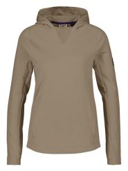 DOLOMITE Bluza polarowa "Latemar" w kolorze jasnobrązowym rozmiar: S. Brązowe bluzy damskie Dolomite, s, bez wzorów, z polaru, z kapturem. Za 196.24 zł.