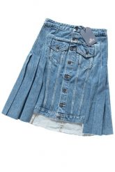 SPÓDNICA JEANSOWA LEVI’S Made & Crafted 577060000. Niebieskie spódnice damskie Levi's, s, bez wzorów, z jeansu. W wyprzedaży za 99.99 zł.