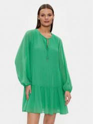 Liu Jo Sukienka codzienna MA4106 T5975 Zielony Regular Fit. Zielone sukienki damskie Liu Jo, bez wzorów, z syntetyku, bez ramiączek. Za 429.99 zł.