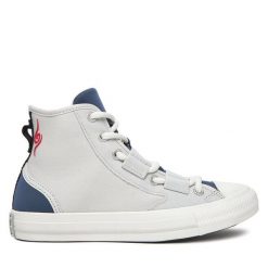 Trampki Converse. Szare trampki damskie Converse, bez wzorów, bez zapięcia. Za 379.99 zł.
