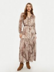 Guess Sukienka codzienna W5RK77 WGWV2 Niebieski Regular Fit. Niebieskie sukienki damskie Guess, z aplikacjami, z syntetyku, bez ramiączek. Za 499.99 zł.