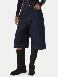 G-Star Raw Bermudy Patti D29024-D934 Granatowy Regular Fit. Niebieskie szorty damskie G-Star Raw, bez wzorów, z bawełny. Za 343.99 zł.