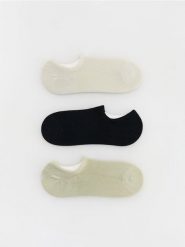 Krótkie skarpetki 3 pack - czarny. Czarne skarpetki damskie Reserved, bez wzorów. W wyprzedaży za 22.99 zł.