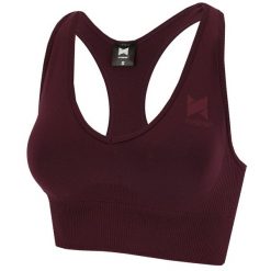 Top sportowy damski Xtreme Sportswear. Fioletowe biustonosze sportowe damskie XTREME SOCKSWEAR, z elastanu, bez zapięcia, na fitness i siłownię. Za 138.99 zł.