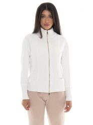 Bluza damska Leone 1947 Apparel Warm Touch na zamek z dzianiny na zimę. Białe bluzy damskie LEONE 1947 APPAREL, na zimę, l, bez wzorów, z dzianiny, bez kaptura. Za 412.58 zł.