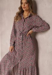 Czarno-Czerwona Sukienka Phinene. Czarne sukienki damskie Renee, z aplikacjami, z zamszu, boho, bez ramiączek. W wyprzedaży za 63.99 zł.