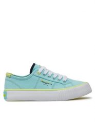 Pepe Jeans Tenisówki Ottis Basic G PGS30605 Niebieski. Niebieskie buty sportowe dziewczęce Pepe Jeans, z jeansu, bez zapięcia. Za 189.99 zł.