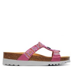 Klapki Scholl. Czerwone klapki damskie Scholl, bez wzorów, bez obcasa, bez zapięcia. Za 319.99 zł.