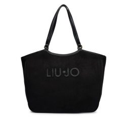Torebka Liu Jo. Czarne shopper bag Liu Jo, bez dodatków. Za 559.99 zł.