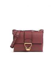 COCCINELLE Skórzana torebka w kolorze bordowym - 23 x 17 x 7 cm rozmiar: onesize. Czerwone torebki klasyczne damskie Coccinelle, z materiału, przez ramię, bez dodatków. Za 915.94 zł.