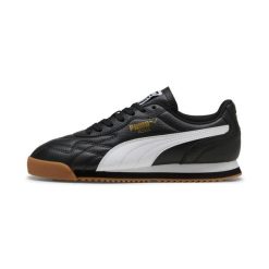 Sneakersy Puma Roma Anniversario. Czarne obuwie sportowe damskie Puma, bez zapięcia. W wyprzedaży za 369.00 zł.