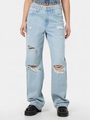 Noisy May Jeansy Frilla 27030393 Niebieski Straight Fit. Niebieskie jeansy damskie Noisy may. Za 159.99 zł.
