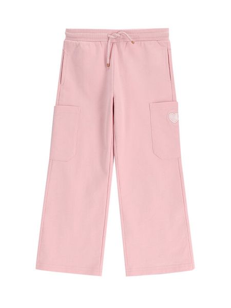 Coccodrillo Spodnie dresowe WC5120102NGK Różowy Regular Fit. Czerwone spodnie dresowe dziewczęce COCCODRILLO, bez wzorów, z bawełny. Za 39.90 zł.