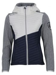 Peak Mountain Kurtka przejściowa w kolorze biało-granatowym rozmiar: S. Białe kurtki damskie Peak Mountain, s, bez wzorów, bez kaptura. Za 281.76 zł.