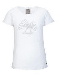 G.I.G.A. DX by KILLTEC Koszulka "GS 21" w kolorze białym rozmiar: 40. Białe bluzki damskie G.I.G.A. DX by KILLTEC, bez wzorów, z bawełny, bez kołnierzyka, bez ramiączek. Za 70.57 zł.