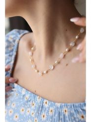 Pierres delicates Pozłacany naszyjnik z kwarcem różowym - dł. 43 cm rozmiar: onesize. Czerwone naszyjniki damskie Pierres delicates, z kwarcem, pozłacane. Za 91.99 zł.