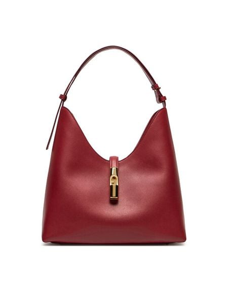 Furla Torebka WB01499 BX3104 CGQ00 Bordowy. Czerwone torebki klasyczne damskie Furla, ze skóry, bez dodatków. Za 819.00 zł.