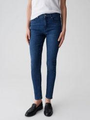 OPUS Dżinsy "Enja" - Skinny fit - w kolorze granatowym rozmiar: 38/L28. Niebieskie jeansy damskie Opus. Za 254.95 zł.