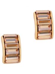 TATUUM Kolczyki-wkrętki z kamieniami ozdobnymi rozmiar: onesize. Różowe kolczyki damskie TATUUM, szklane. Za 39.99 zł.