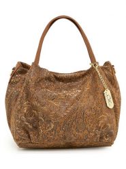 Mia Tomazzi Skórzana torebka "Benedettini" w kolorze jasnobrązowym - 24 x 21 x 13 cm rozmiar: onesize. Brązowe torebki klasyczne damskie Mia Tomazzi, z materiału, przez ramię, bez dodatków. Za 414.95 zł.