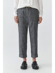 TATUUM Spodnie "Ulixo" w kolorze szarym rozmiar: 44. Szare spodnie materiałowe damskie TATUUM, bez wzorów, z materiału. Za 183.59 zł.