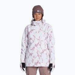 Kurtka snowboardowa damska DC Cruiser. Białe kurtki damskie DC Shoes, na zimę, bez wzorów, bez kaptura. Za 709.99 zł.
