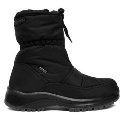 Botki Josef Seibel. Czarne botki damskie Josef Seibel, bez obcasa, na płaskiej podeszwie, bez zapięcia. Za 459.99 zł.