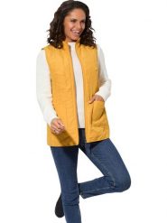 WITT WEIDEN Kamizelka w kolorze żółtym rozmiar: 48. Żółte kamizelki damskie WITT WEIDEN, bez wzorów, bez kaptura. Za 56.99 zł.